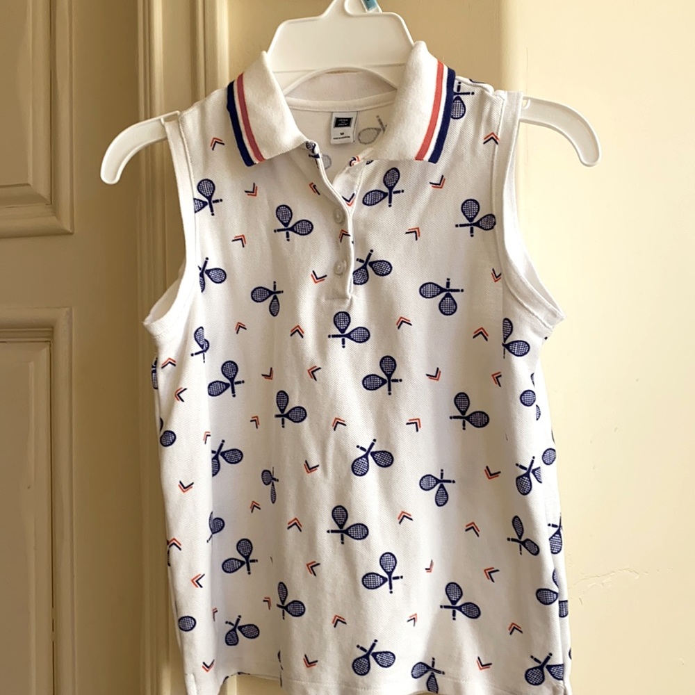 Janie and Jack sleeveless collared top